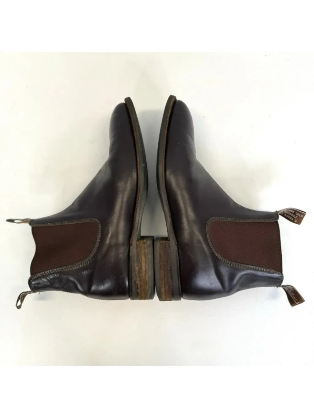 R.M. WILLIAMS Craftsman Chelsea Boots Mens Size AU/UK10 - US 11 Brown Leather